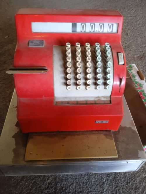 Other Antiques & Collectables Vintage Red NCR National Cash Register